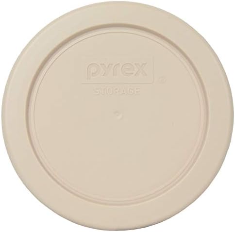 Pyrex 7202 -PC blush redonda de armazenamento de alimentos de plástico, fabricado nos EUA - 6 pacote