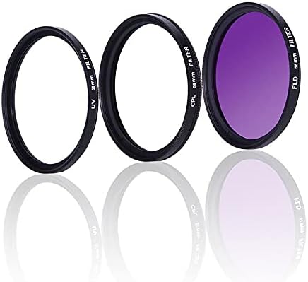 Kit de filtro de lentes da câmera Mookeenona Kit + Bag de armazenamento para Nikon para Acessórios para lentes da câmera