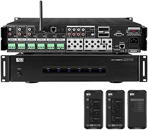 OSD Audio 4 Zona de 8 canais amplificador digital, 80w/canal, áudio e home theater distribuídos - MX880