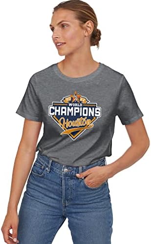 2022 camiseta feminina de beisebol mundial, camiseta de fã de fã de campeões de beisebol para mulheres, camisa de Houston