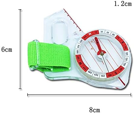 Liujun Orienterering Cross-Country Thumb Compass Training Concurso