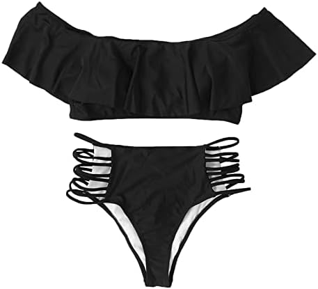 MSAIKRIC MULHERES 2 peças conjuntos de maiôs Triângulo Cross Bikini Suit de mulher Bandagem Retropfits retro push up Bikini