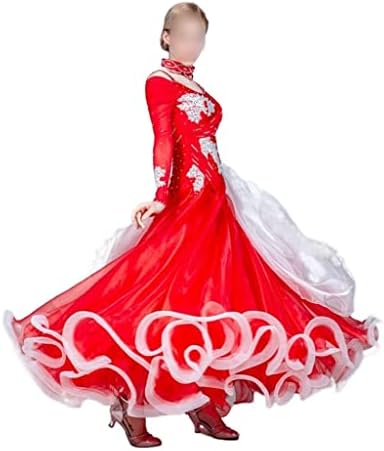 Vestido de baile salão de baile de baile para meninas vestido de valsa de salão de salão vestido de festa de balanço de balanço