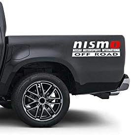 Neumaxx Die Cut White Nism0 adesivo de decalqueiro ajustado para Nissan Motorsports International Compatible para Nissan Off