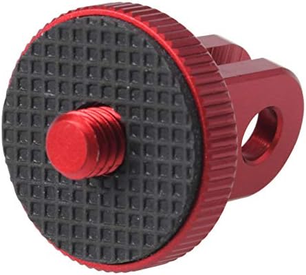 Etsumi VE-6969 Adaptador da câmera GoPro parafuso, vermelho