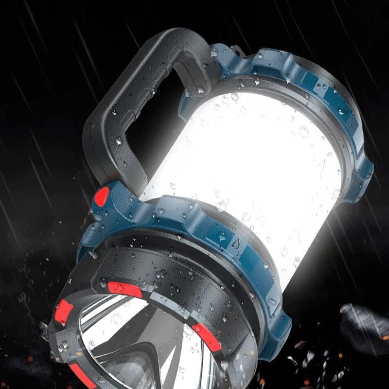 Lanternas de alta potência de alta potência lanterna poderosa recarregável com camping externo de luz lateral tocha brilhante