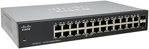 Switch de gigabit de 24 portas da Cisco Combo com 2 portas mini-GBIC