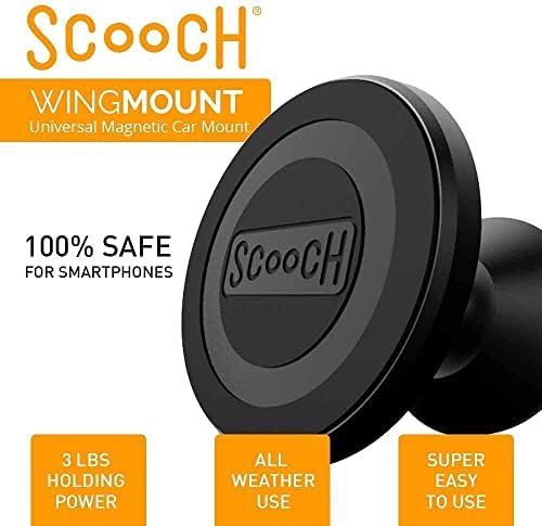 Scooch Wingmate para iPhone 14 Pacado com montagem de carros magnéticos de Wingmount