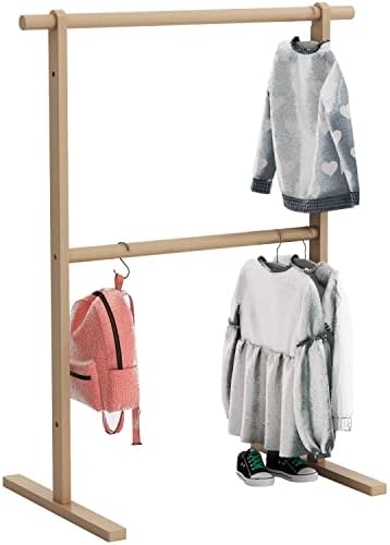 VOGUSLAND DRESS UP RACK, RACT RATIMENTO DE CRIANÇAS, RACTA DE ROUGAS DE CRIANÇAS PARA ESPAÇO DE PEQUENO