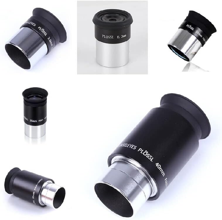 Acessórios para microscópio 1,25 polegadas 31,7 mm 3,6 mm 6,3 mm 10mm 25mm 32mm 40mm de vidro óptico de vidro focal de altura