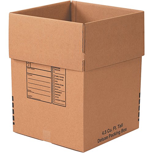Poly Bag Guy Deluxe caixas de embalagem, 18 x 18 x 24 , Kraft, 15/pacote