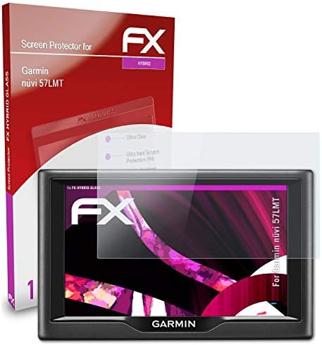 Atfolix Plastic Glass Protective Film Compatível com Garmin Nüvi 57LMT Protetor de vidro, 9H Protetor de tela de vidro de