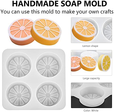 8pcs epóxi chocolate laranja fondant biscoit Soaps de velas Crianças DIY Fatia de adorno de polímer