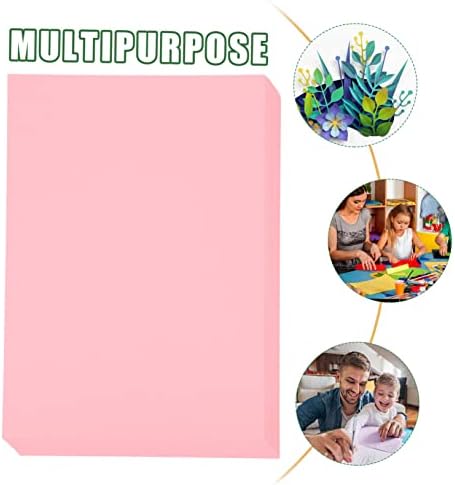 Operitacx 160 folhas papel geléia colorida cartolina rosa papel de ouro rosa Origami para iniciantes para crianças suprimentos