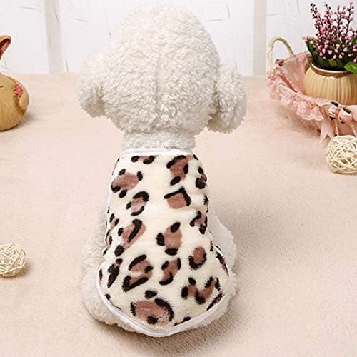 Roupas extras para cães extras para meninos e produtos de estimação Bust Bust Winter Print para outono Leopard Pet Supplies