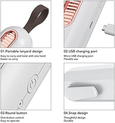 Desodorizador de geladeira USB PLPLAAOO, desodorizante portátil de geladeira