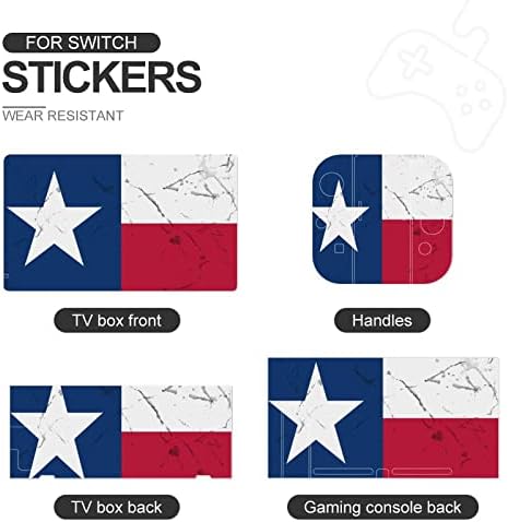Adesivos de filme angustiado da bandeira do estado do texas