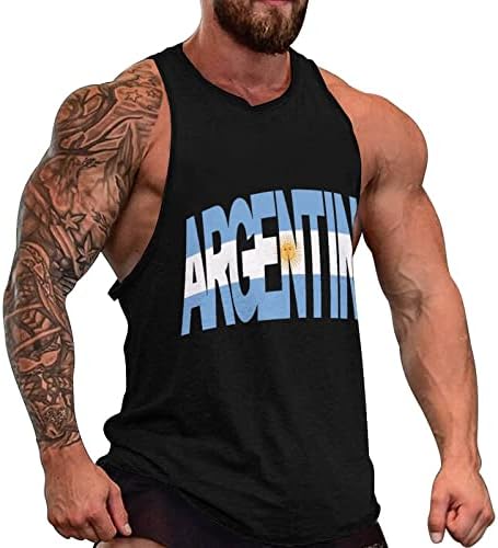 Tanque masculino de bandeira da Argentina