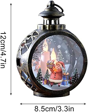 2V93UV Lâmpada de lâmpada de LED Decorações de Natal para casas de luz Lanterna Velas de luz de Natal Ornamentos de árvore