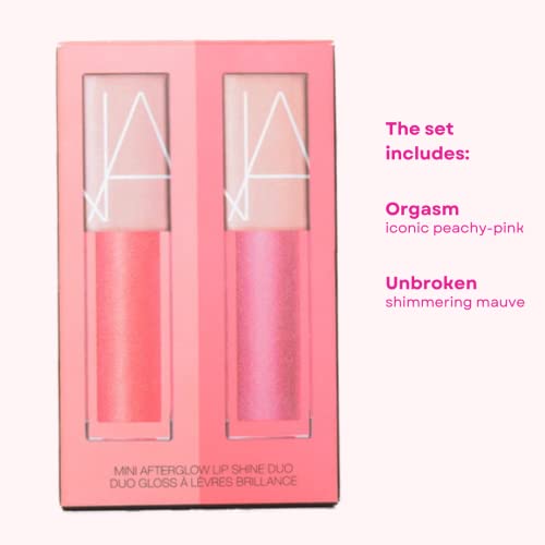 Nars Mini Afterglow Lip Shine Gloss Set :: Orgasm, ininterrupto