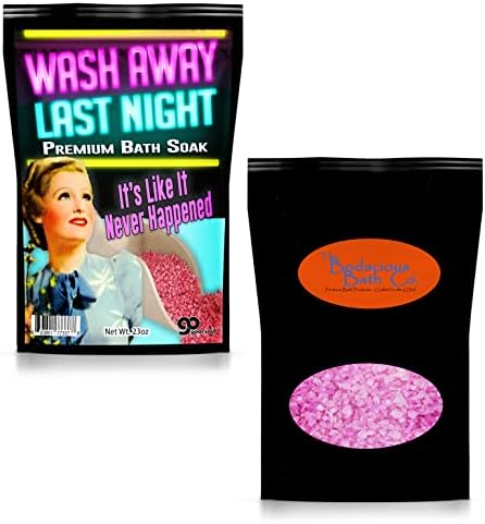 Lavar o banheiro ontem à noite banheira - Banho rosa Sais de luxo Banho de luxo Presentes de namorada engraçada para