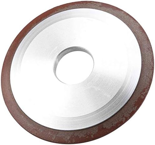 Roda de diamante, roda abrasiva de resina diamante para lâmina de liga lâmina aço de tungstênio 125x10x32x8mm