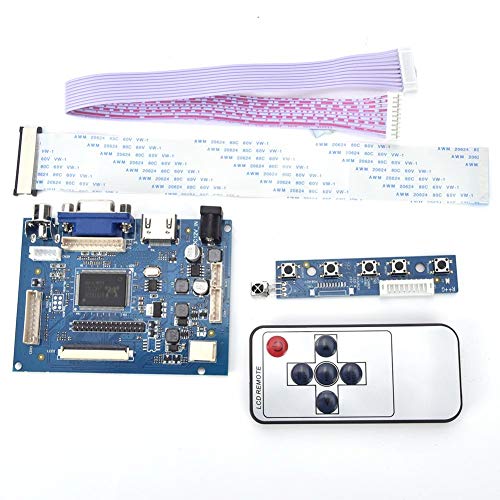 Saída do sinal TTL Interface de 6 pinos LCD 2AV 9V-24V LCD Screen Driver Board Reversing Driver Board Módulo para 7 polegadas