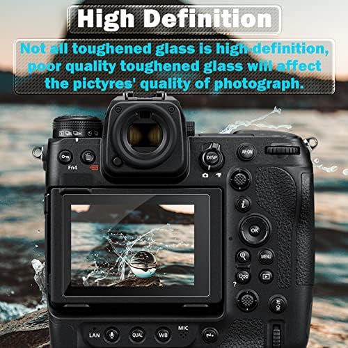 Protetor de tela para Nikon Z9 Z 9 Câmera, debous anti-arranhões bolhas de bolha 9h de vidro duro de vidro de vidro duro