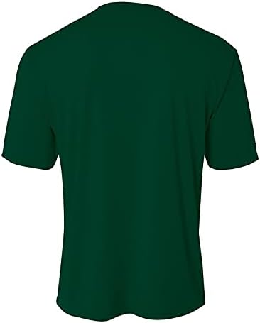 JustBlanks Treino masculino Manga curta Camiseta de t-shirt atlética Camiseta atlética Camiseta Crew Crew pescoço para homens