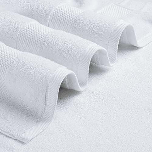 Classic clássico de algodão de luxo de 4 peças Toalha de banho e pacote de toalhas de 8 peças