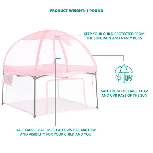 Sonhe On Me Canopy para Playpen Playpen Pink/Instant Shop