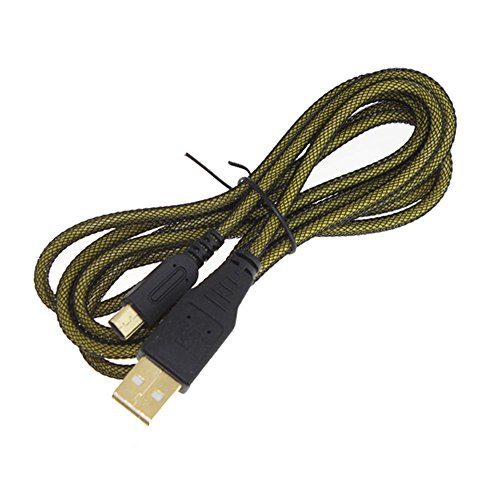 Jamal High Speed ​​Premium USB Sync Sync Power Carreger Cable para Nintendo 3DS/3DS XL/DSI/DSI XL Conectores de precisão garantem uma alta taxa de carregamento