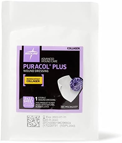 Puracol Plus Collagen Dressing MSC86222eph, um curativo -