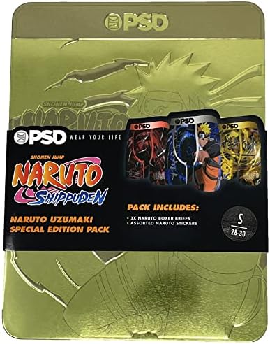 Briefes de boxer de Naruto Uzu 3pk do PSD