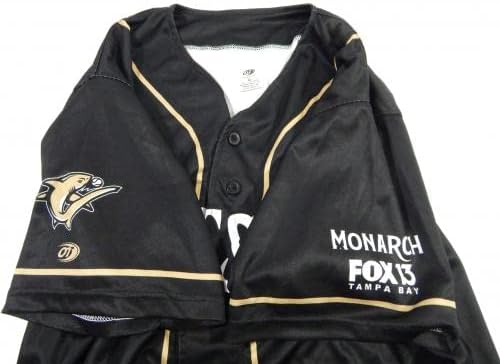 2022 Threshers de Clearwater 35 Jogo emitiu Black Jersey Monarch Night 48 DP43030 - Jogo usado MLB Jerseys