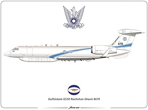 モデルズビット Bit MVS72018 1/72 Exército israelense Gulfstream G-550 Shabid Electroniche