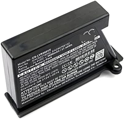 BAETI Vacuum Cleaner Battery Compatible with LG VR34406LV,VR34408LV,VR5902LVM,VR5940L,VR5942L,VR5943L,VR6170LVM,VR62601LV,VR64607LV