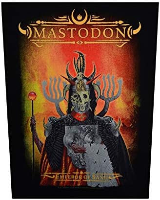 XLG Imperador de Mastodon de areia Back Patch Metal Metal Metal Costura em apliques