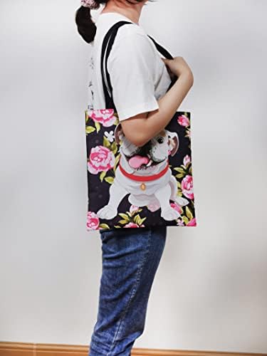 Yuanyiran Gold Dragon Print Tote Bag - bolsas de bolsa gótica Bolsas de ombro de mulheres de grande capacidade Bolsas de corpo de corpo dentro de mulheres viagens para compras de compras ecologicamente reutilizáveis, como mostrado, 34cm x 34cm