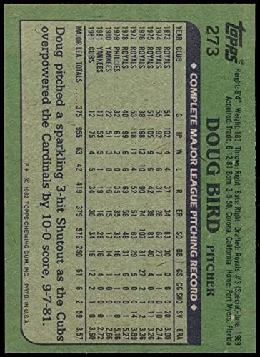 1982 Topps # 273 Doug Bird Chicago Cubs NM/MT Cubs
