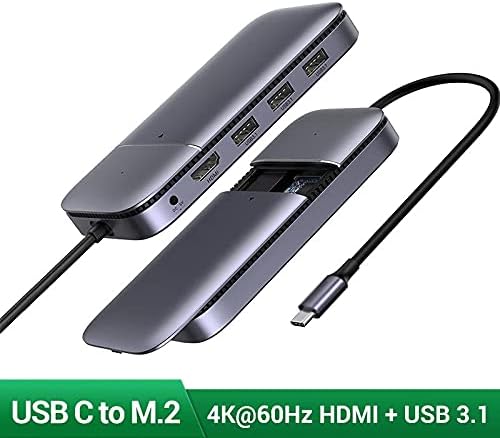 Houkai USB C Hub USB Tipo C 3.1 a M.2 B-key HDMI 4K 60Hz USB 3.1 10 Gbps USB C Splitter Hub Hub