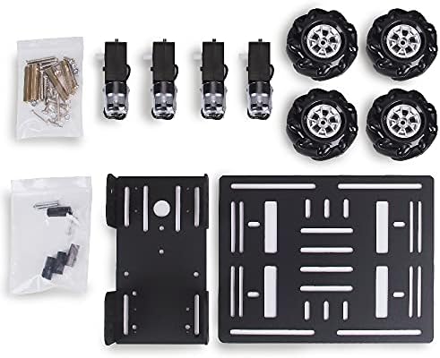 Hiwonder mecanum wheel robot kit 4wd rodas kit de chassi de carro robô inteligente