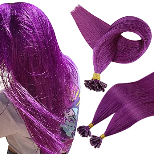 Ofertas especiais: fita adesiva em extensões de cabelo Fita roxa em extensões cabelos humanos pele natural cor de trama roxa