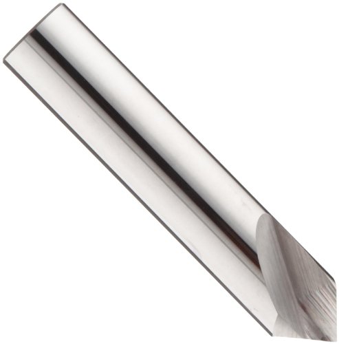 Magafor 8195 Série Solid Carbide não revestido Ferrilhas de manchas e bit de contraste, 2 flauta, 90 graus ângulo de corte, comprimento de corte de 0,5