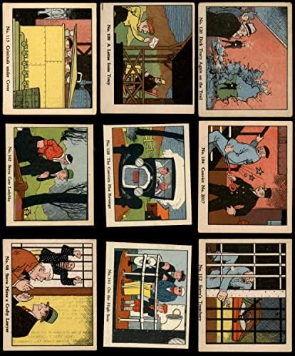 1937 Dick Tracy quase completo set VG/ex