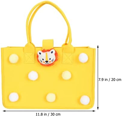 Bestoyard Versa Tote Sacos de ovos de Páscoa Felta Bolsas de Goodie Bolsas de Treat Sacos de Treat Sacos Reutilizáveis ​​Para Crianças Favory Favory Crianças Toys