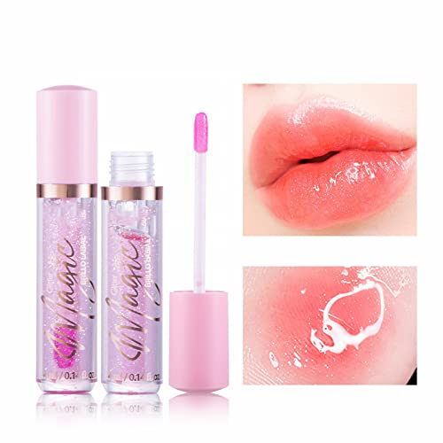 Lookatool durar hidratante transparente nutritivo brilho labial brilho labial alteração alteração do esmalte lábio Óleo de lábio 2ml pequenas fatias de frutas para brilho labial