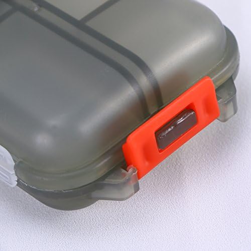 Caixa de comprimidos Campa de camping ao ar livre Caixa de comprimidos portáteis com 10 compartimentos de dupla camada com