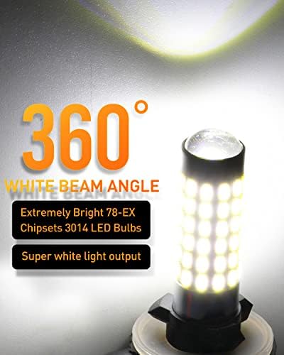Luyed 2 x 900 lúmens super brilhante 3014 78-EX Chipsets 881 lâmpadas LED com projetor para luzes DRL ou nevoeiro, xenon