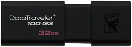 Kingston Digital 32 GB Datatraveler 100 G3 USB 3.0 Flash Drive, 2 pacote
